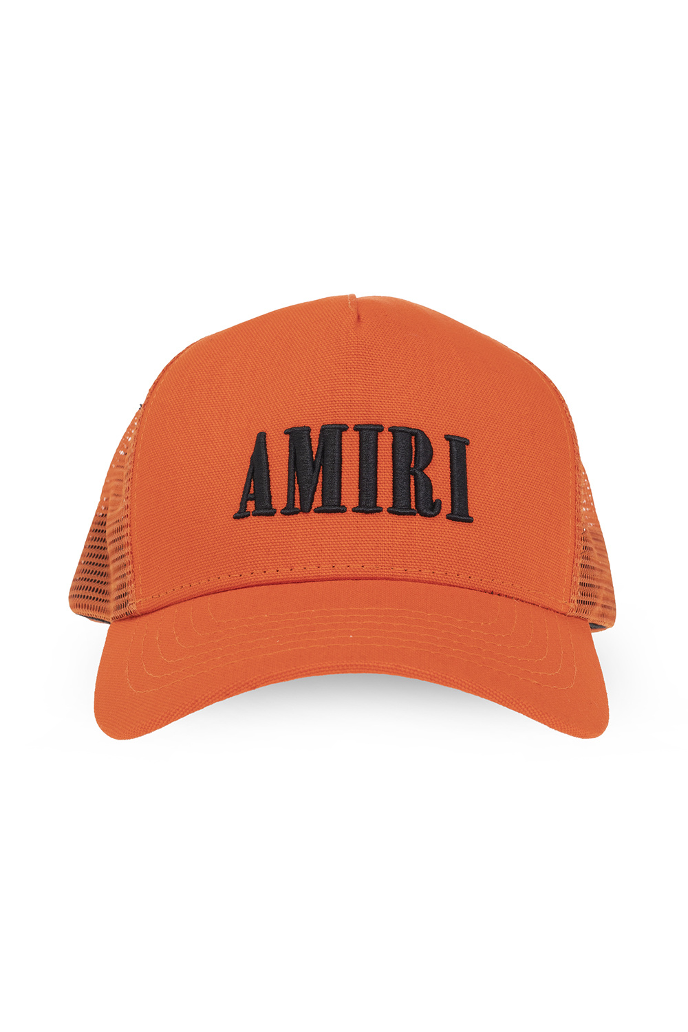 tartan flat-brim cap Orange | Trucker Lwasmus hat Amiri